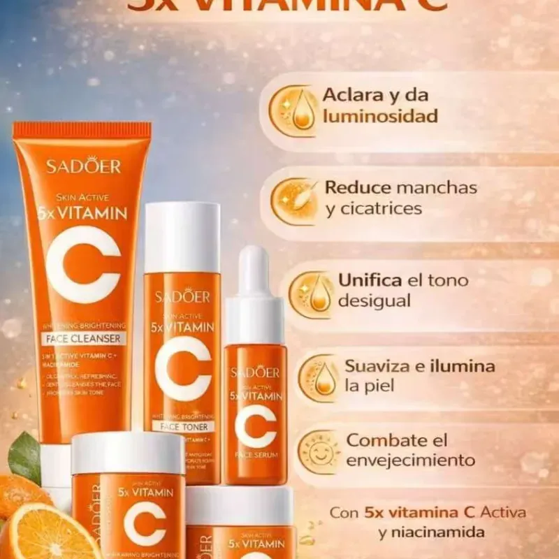 🍊 Kit SADÔER 5x Vitamina C