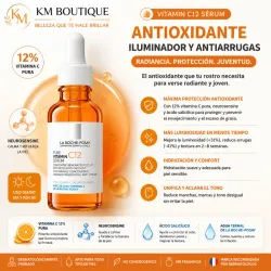 La Roche-Posay Pure Vitamin C12 – Sérum Antioxidante Iluminador y Antiarrugas