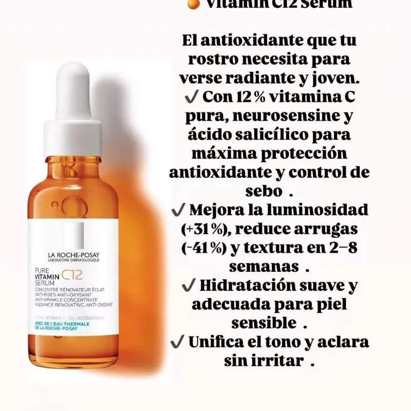 🍊 La Roche-Posay Pure Vitamin C12 Serum 🍊