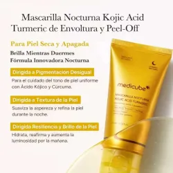 💛 Mascarilla Nocturna Medicube Kojic Acid Turmeric