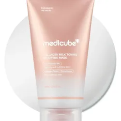 Mascarilla peel-off para iluminar e hidratar – Medicube Collagen Milk Toning Wrapping Mask 75 ml