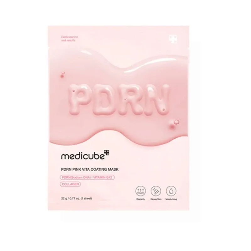✨ Mascarilla Reafirmante para Flacidez – Medicube PDRN Pink