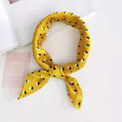 💛 Pañuelo amarillo para el cabello – estilo moderno y versátil 💫