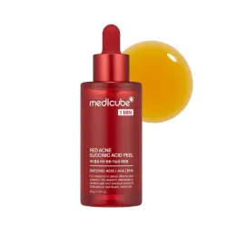 Acné, Puntos Negros y Poros – Medicube Red Acne Peel – Medicube Red Acne Succinic Acid Peel