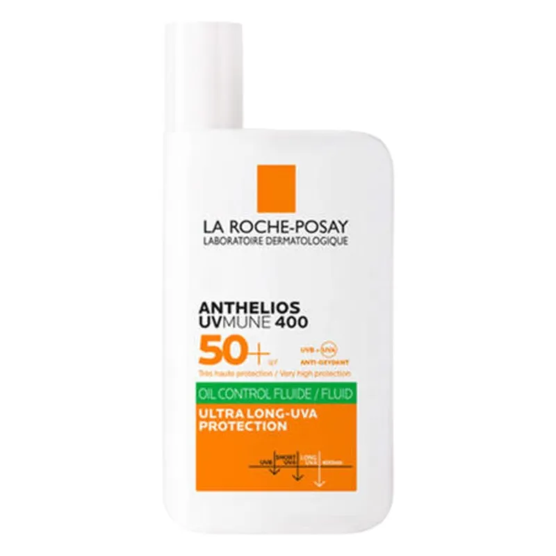 Protección con efecto mate – La Roche-Posay Anthelios UVMune 400 Fluido Oil Control SPF50+ 50 ml