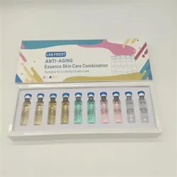 Rejuvenecimiento y Luminosidad – Kit de Ampollas Anti-Aging Lan Frost (10 viales)