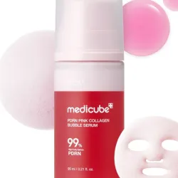 Sérum en burbujas para hidratar, reafirmar e iluminar – Medicube PDRN Pink Collagen Bubble Serum 95 ml