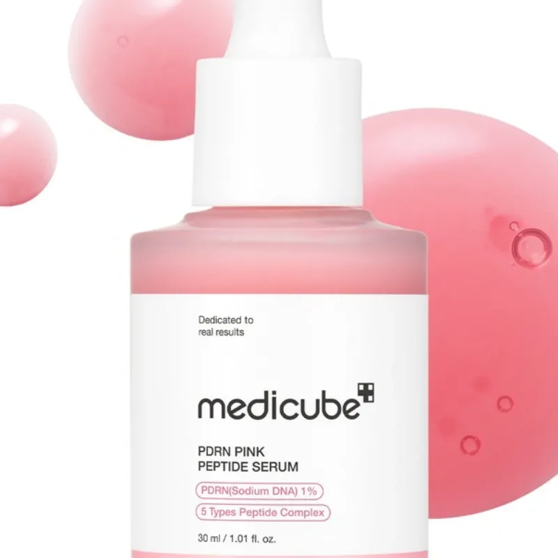 Sérum de PDRN de salmón para firmeza y luminosidad – Medicube PDRN Pink Peptide Serum 30 ml