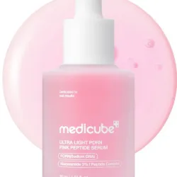 Sérum ligero para hidratar, calmar e iluminar – Medicube Ultra Light PDRN Pink Peptide Serum 30 ml