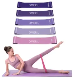 🏋️‍♀️ Set de Bandas de Resistencia OMERIL – 5 niveles 💪