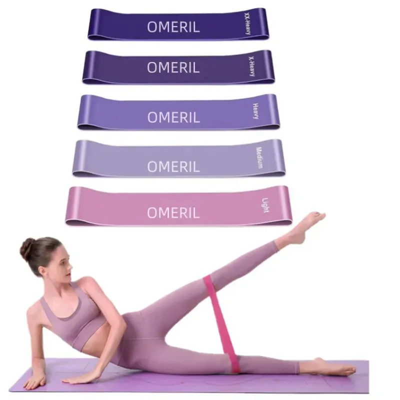 🏋️‍♀️ Set de Bandas de Resistencia OMERIL – 5 niveles 💪