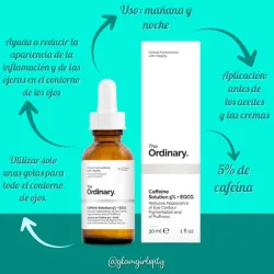 The Ordinary Caffeine Solution 5% + EGCG (Contorno de Ojos) 👁️✨