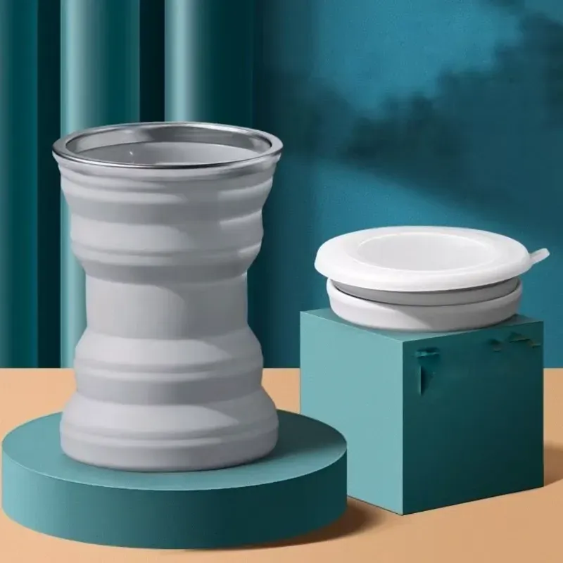 🩶 Vaso Plegable de Silicona Premium 🩶