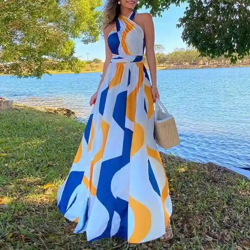 Vestido “Sunset Waves” ☀️💙