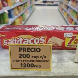 Oferta Galletas Saltitacos