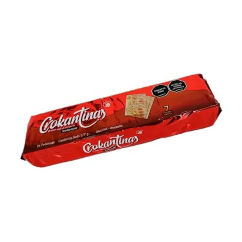 Paquete de galletas Crokantinas 7u (595g)