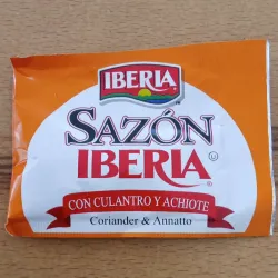 Sazón Iberia con culantro y achiote 