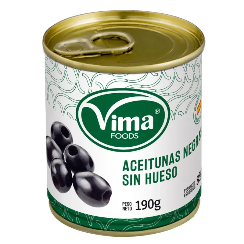 Aceitunas Negras Sin Hueso Vima (190 g)