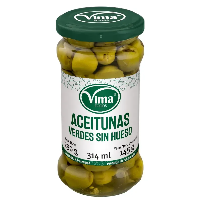 Aceitunas Verdes Sin Hueso Vima (290 g)