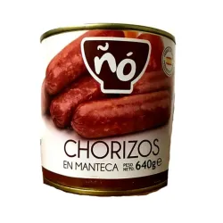 Chorizos en Manteca Ñó (640 g)