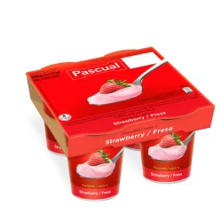 Yogurt Pascual Fresa (4 u / 500 ml)