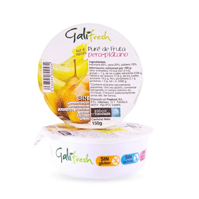 Puré de Pera Plátano Galifresh (150 g)