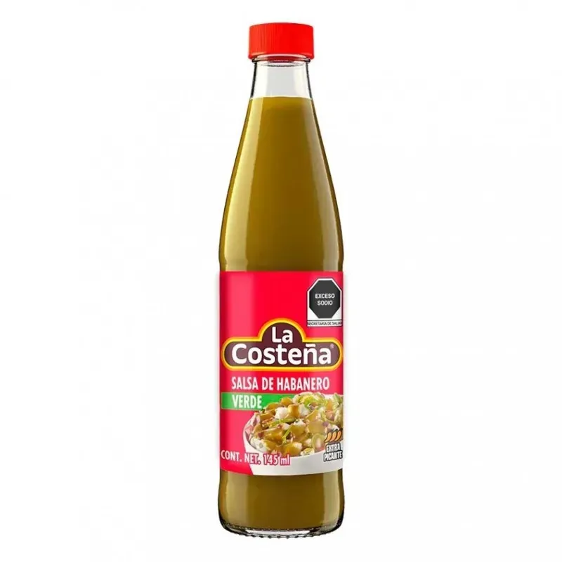 Salsa Chile Habanero Verde La Costeña (145 ml)