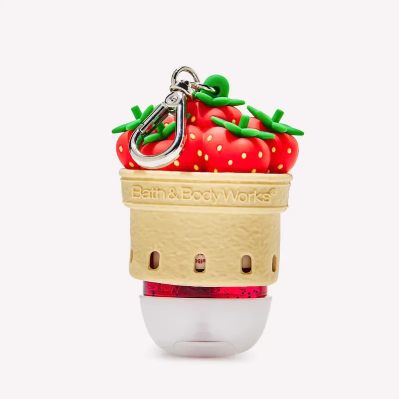 🍓 Canasata de fresas 🍓 (porta gel antibacterial B&BW)