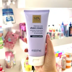 Crema hidratante para afeitar Cashmere Vanilla Spa Luxury