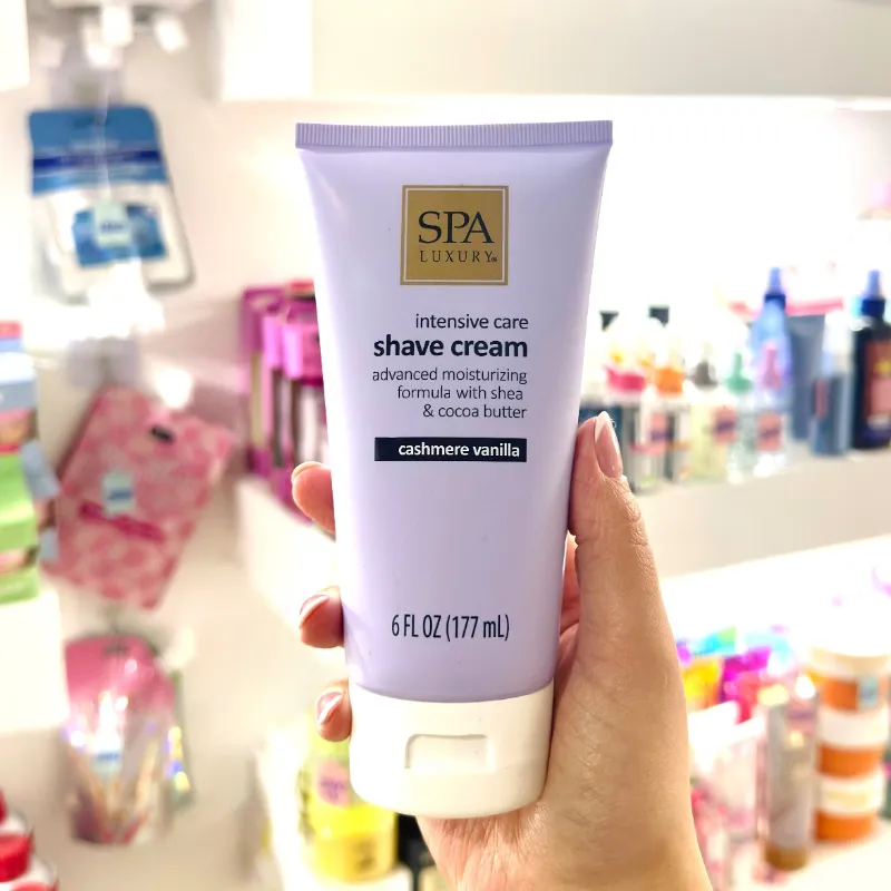 Crema hidratante para afeitar Cashmere Vanilla Spa Luxury