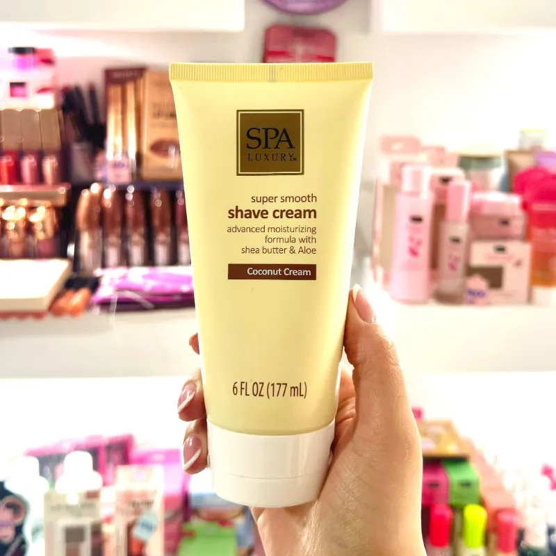 Crema hidratante para afeitar Coconut Cream Spa Luxury