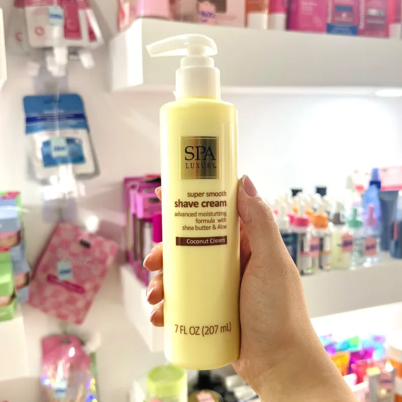 Crema hidratante para afeitar Coconut Cream Spa Luxury