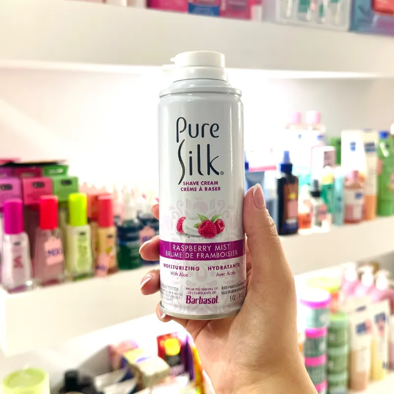 Crema para afeitar Frambuesa Pure Silk