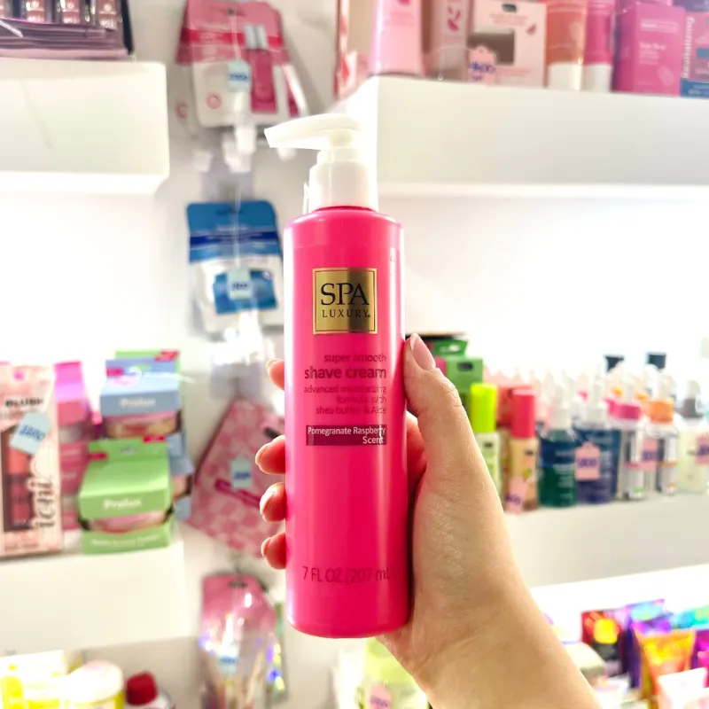 Crema para afeitar Pomegranate Raspberry Scent Spa Luxury