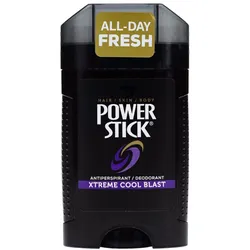 Desodorante antitranspirante en barra POWER STICK XTREME COOL BLAST