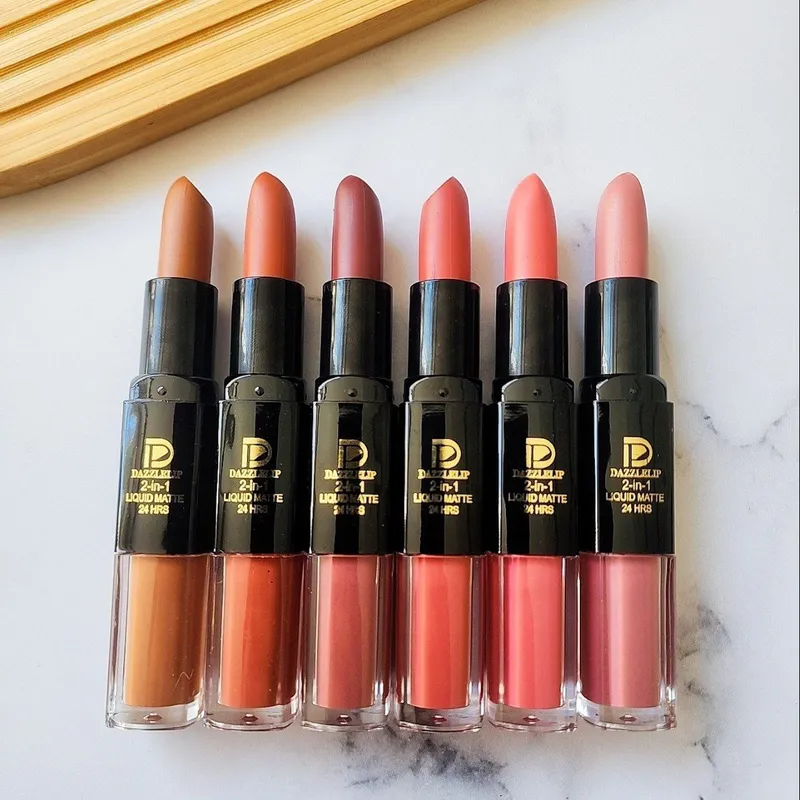 Labial 2 en 1 mate 24 Hrs Dazzlelip