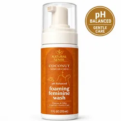 Limpiador íntimo Natural Sense Coconut pH Balanced Foaming Femenine Washington