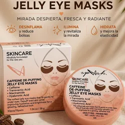 Mascarillas para ojeras 15 pares Cafeína