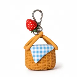 🍓 Mini canasta de picnic 🧺 (porta gel antibacterial B&BW)