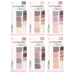 Mini paletas de 4 sombras para ojos L.A COLORS