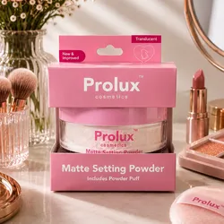 Polvo facial fijador de maquillaje 