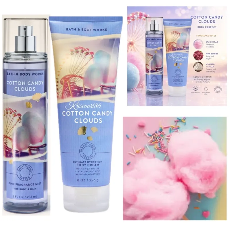 Set B&BW Cotton Candy Clouds