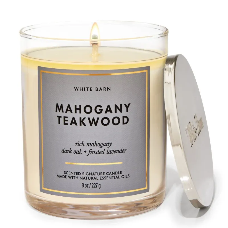 Vela aromática B&BW Mahogany Teakwood