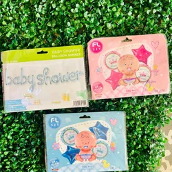 Set de globos metálicos (Baby shower)