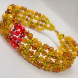 Ilde tejidonplano de Oshun Ibu kole