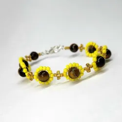Pulsera de girasoles