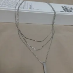 Barra de luz plateada