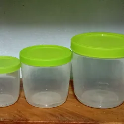 Juego de pozuelos altos verde