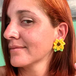 Aretes Girasolillos