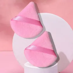 Esponja de maquillaje triangular